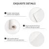 4 PCS Placemats Set Vivid Flamingo Woven Placemats for Dining Table Heat Resistant Place Mats Non-Slip Washable Imitation Linen Table Mats for Home Kitchen Weddings Holiday Party Decor view 4