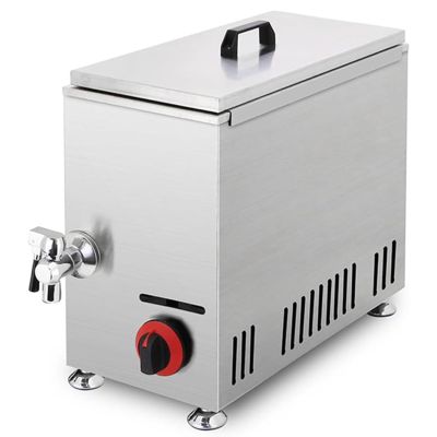 RESKIU Cheese Hot Dogs Sticks Frying Machine, 21L Stainless Steel Cheese Hot Dog Stick Machine,LPG Gas Deep Fryers for Kitchen Restaurant Snack Bar Canteen Home