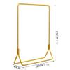 VIRIVI Coat Rack Clothes Rack Clothing Hanger Rod Freestanding Hanger Clothes Organizer for Hanging Clothes Garment (120CM) view 2