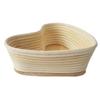 DECHOUS Unbleached Heart Shape Vine Proofing Basket for Baking Natural Dough Rising Tool Cover Medium for Sourdough and Artisan Bread Making view 1