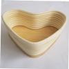 DECHOUS Unbleached Heart Shape Vine Proofing Basket for Baking Natural Dough Rising Tool Cover Medium for Sourdough and Artisan Bread Making view 4
