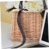 Ciieeo 1pc Decorative Rattan Woven Storage Basket for Home and Garden Organizer Sturdy Design for Weddings and Holidays Lightweight and Versatile view 2