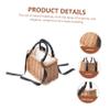 Ciieeo 1pc Decorative Rattan Woven Storage Basket for Home and Garden Organizer Sturdy Design for Weddings and Holidays Lightweight and Versatile view 4