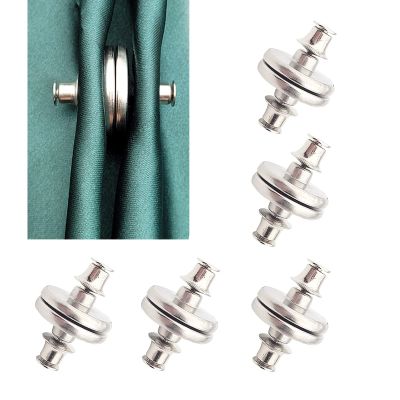 RXMORI 12 Pairs Magnetic Curtain Button,Curtain Light Leakage Prevention Magnetic Button, Shower Drapery Magnetic Button Weights for Home,Bedroom,Office(17 mm)