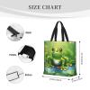 SSIMOO Cartoon Frog 1 Stylish Zipper Shopping Bags,Shoulder Bag,The Perfect Blend Of Style And Convenience view 4