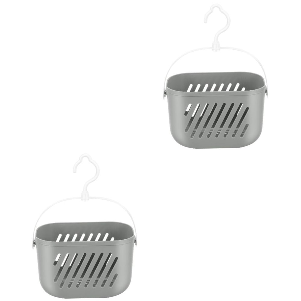 Zerodeko 2pcs Hanging Storage Basket Wall Drainer Rack over The Door Organizer Kitchen Storage Containers Baskets for Organizing