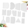 DECHOUS 18pcs Flexible Cake Scraper Set Baking Accessories for Icing Frosting Easy to Use Clean Essential Kitchen Gadget view 3