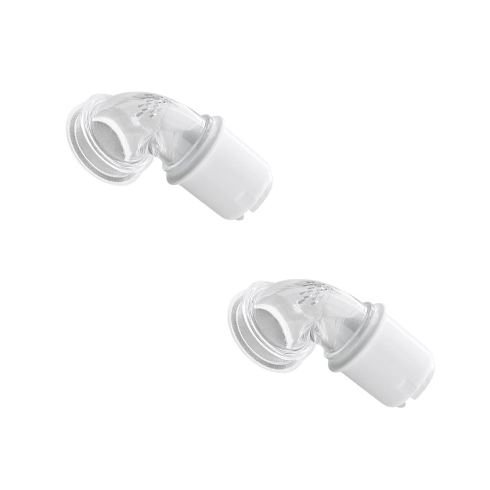 HomeLoft Basics Dream-wear Elbow with Swivel Replacement (2 pack), Clear