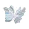 Artificial Butterfly Giant Gauze,Fake Butterfly Supplies,50cm,Mesh Mariage Decor Butterfly Wall Decor for Wedding Bedroom DIY, White view 1