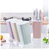 Zerodeko Sturdy Kitchen Rack Inserted Holder Pp Material Storage Rack Easy Drainage Countertop Utensil Holder view 3