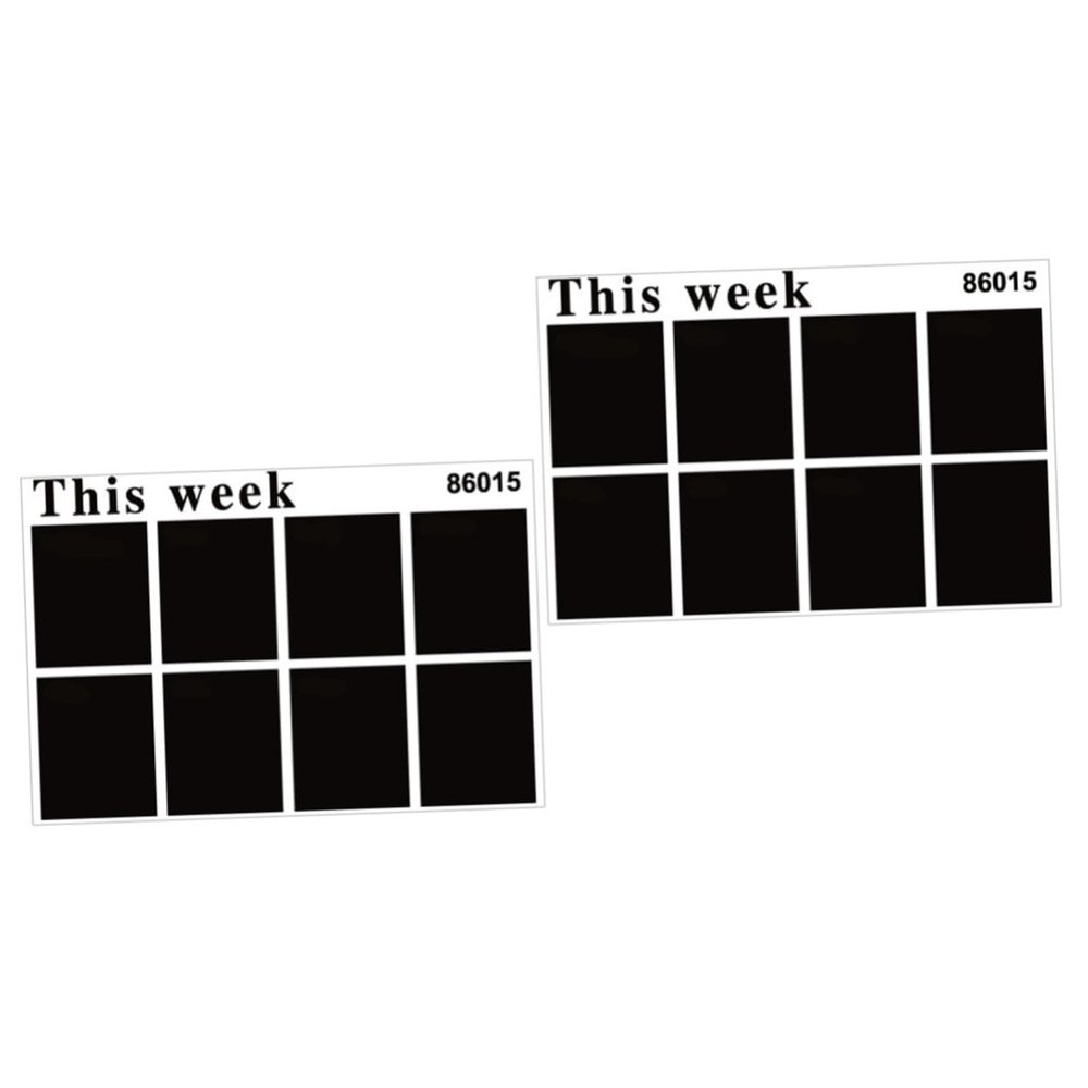 MAGICLULU 2pcs Wall Sticker Decals Removable Chalkboard Planner for Easy Installation Material Space-Saving Design for Home Office Use for Organizing and Planning