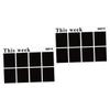 MAGICLULU 2pcs Wall Sticker Decals Removable Chalkboard Planner for Easy Installation Material Space-Saving Design for Home Office Use for Organizing and Planning view 1
