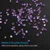 PATIKIL 14000Pcs Wedding Table Scatter Confetti Crystals 3mm Acrylic Diamonds Vase Fillers Gems for Table Centerpiece Decorations Bridal Shower Party, Light Purple AB view 3