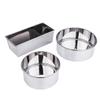 Ciieeo 3pcs Stainless Steel Cake Molds Round Rectangle Baking Molds for Home Kitchen Use for Cakes Muffins and Desserts and Easy to view 1