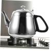 BESTOYARD Stainless Steel Teapot Water Kettle Hot Water Convenient Stovetop Kettle Coffee Tea Pot Camping Tea Kettle Thicken Tea Kettle Coffee Pot Induction Cooker Plastic Handheld, 22X13CM, Silver view 3