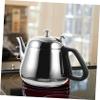 BESTOYARD Stainless Steel Teapot Water Kettle Hot Water Convenient Stovetop Kettle Coffee Tea Pot Camping Tea Kettle Thicken Tea Kettle Coffee Pot Induction Cooker Plastic Handheld, 22X13CM, Silver view 4