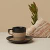 notNeutral Pico Cappucino Cup with Saucer, Black 6 oz view 2