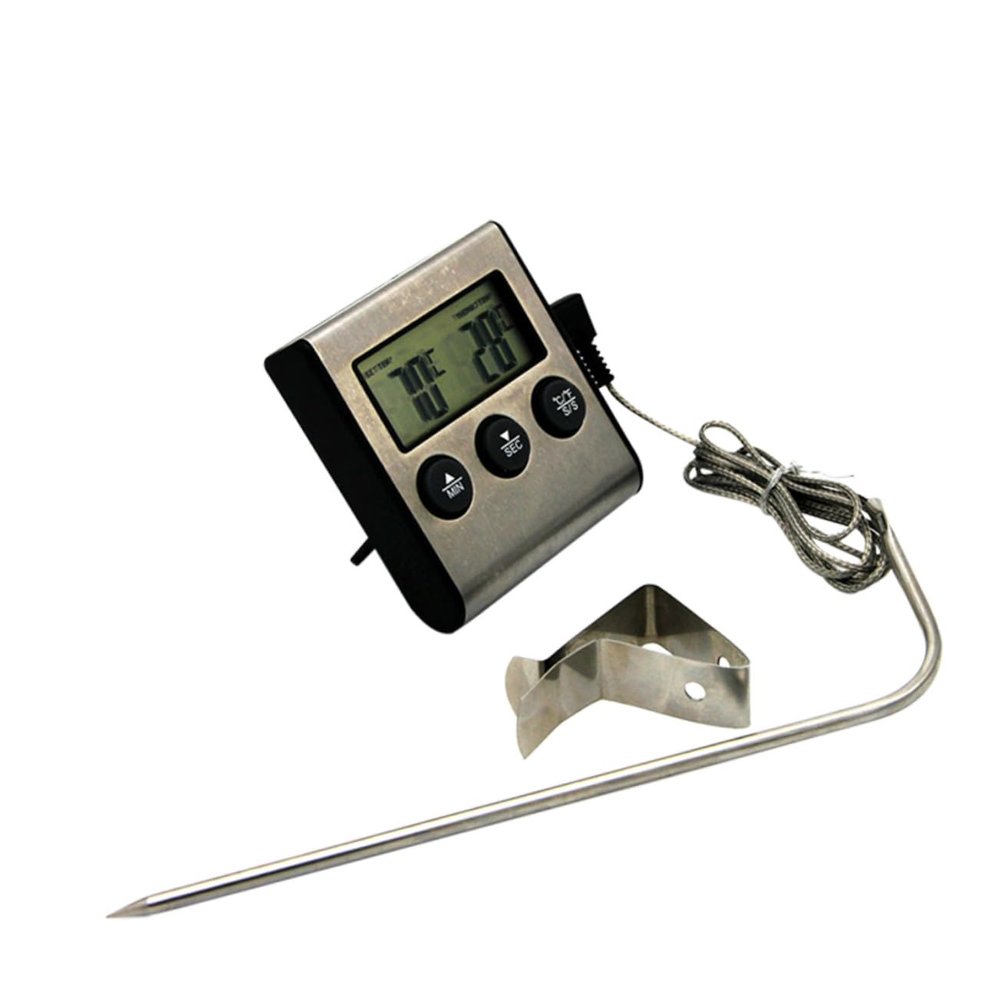 Ciieeo 1set Kitchen Food Thermometer Accurate Baking Meat Thermometer Clip for BBQ and Oven for Cooking Enthusiasts Simple Design for Easy Measurement