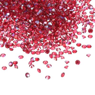 PATIKIL 14000Pcs Wedding Table Scatter Confetti Crystals 3mm Acrylic Diamonds Vase Fillers Gems for Table Centerpiece Decorations Bridal Shower Party, Burgundy AB