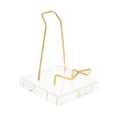 GOOHOCHY Versatile Display Stand Easel with Crystal Storage Tray Rock Holders Display Rack