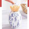 BNVXR Fashion Automatic Toothpick Holder Plastic Creative Press Type Toothpick Dispenser Toothpick Container Home Hotel Restaurant Cafe Chic, Yellow view 4