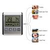 Digital BBQ Meat Thermometer for Oven Timer Meat Cooking Kitchen Temperaure Meter with Stainless Steel Probe (Color : Upgrade Model) view 4