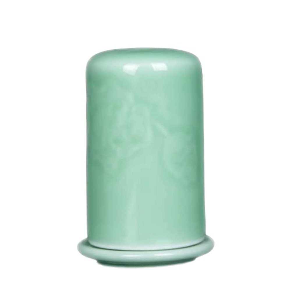BNVXR Fashion Ceramic Toothpick Holder with Lid Toothpick Holders Container Green Toothpick Dispenser Thickening Toothpicks Container Chic