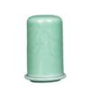 BNVXR Fashion Ceramic Toothpick Holder with Lid Toothpick Holders Container Green Toothpick Dispenser Thickening Toothpicks Container Chic view 1