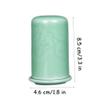 BNVXR Fashion Ceramic Toothpick Holder with Lid Toothpick Holders Container Green Toothpick Dispenser Thickening Toothpicks Container Chic view 2