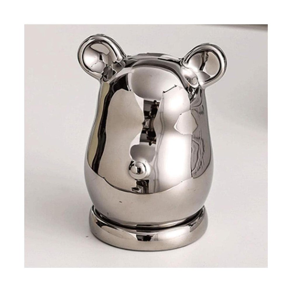 BNVXR Fashion Toothpick holder ceramic desktop bear toothpick dispenser cotton swab stick toothpick organizer reusable Chic