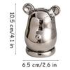 BNVXR Fashion Toothpick holder ceramic desktop bear toothpick dispenser cotton swab stick toothpick organizer reusable Chic view 2