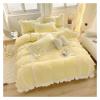 Zixmix Bedding Sets Lace Bow Duvet Cover Coverlet Sheet Girls Home Bedroom Bedding Sets,Bedding view 2