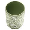 Avanti Linens - Wastebasket, Resin Accessories, Guest Bathroom Essentials (Stratford Collection, Green) view 3