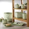 Avanti Linens - Wastebasket, Resin Accessories, Guest Bathroom Essentials (Stratford Collection, Green) view 4