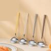 ONUIFIKE Silverware Set, 2/8/12/16 Pieces Silicone stainless steel spoon and chopsticks 304 creative tableware extended spoon and chopsticks, Cutlery Flatware Set (Color : Gray, Size : 4Set-8Pcs) view 3