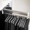 JEDAL Closet Clothes Hanger Rail, Extendable Pants Rack Pull-Out Closet Rod 342mm 492mm 592mm Wardrobe Clothing Rail for Pants and Coat (Size : 292mm) view 1