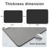 Coffee Mat Coffee Bar Mat for Countertops,Coffee Bar Accessories Fit Under Coffee Maker Espresso Machine,Absorbent Hide Stain Rubber Mat,Dish Drying Mat for Kitchen Counter (Light Gray, 16"x24") view 2