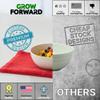 Grow Forward Premium Wheat Straw Bowls - 20oz Microwave Safe Plastic Cereal Bowls Set of 8 for Kitchen, Camping, RV, Dessert, Snack, Soup, Salad, Fruit - Reusable, Unbreakable & BPA Free - Sahara view 4