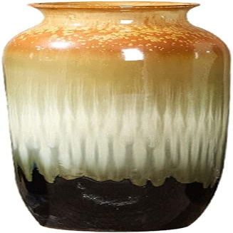 TADIBU Vase for Decor 16.53 Inch Retro Gradient Ceramic Large Vase Decorative Vase Can Be Hydroponic Flower Vases (Size:A,Color:A)