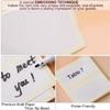 120Pcs Premium Place Cards, Small Table Cards with Gold Foil Border, 2" x 3.5" Tent Card, Escort Cards, Name Card, Wedding Place Cards for Wedding, Table, Dinner Parties, Seating Card view 3