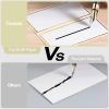 120Pcs Premium Place Cards, Small Table Cards with Gold Foil Border, 2" x 3.5" Tent Card, Escort Cards, Name Card, Wedding Place Cards for Wedding, Table, Dinner Parties, Seating Card view 4