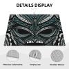 Dish Drying Mat for Kitchen Absorbent Drying Mat Heat Resistant Dish Drying Pad Decorative tribal mask Counter Dishes Drainer Mats Dish Drying Pad Non-Slip Coffee Mat for Sink Drainer (18" x 24") view 3