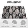 Dish Drying Mat for Kitchen Absorbent Drying Mat Heat Resistant Dish Drying Pad Abstract Black Silver Counter Dishes Drainer Mats Dish Drying Pad Non-Slip Coffee Mat for Sink Drainer (18" x 24") view 3