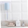 STOBAZA 4pcs Stainless Steel Toothbrush Rack Self-Adhesive Wall-Mounted Holder for Bathroom Space-Saving Toothbrush Storage Stand Compatible Easy to Install Silver Finish view 3