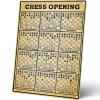 Homely Accents Funny Chess Opening Tin Signs for Chess Room Wall Art Decor view 1