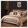 AdduE Luxury 4Pcs Bedding Set Chic Stitching Patchwork Embroidery Duvet Cover Premium 1000TC Egyptian Cotton Soft Bed Sheet Set,Bedding, King, dxf-123 view 2