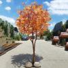 ESRADA Artificial Maple Tree for Permanent Indoor Scenery, Tall Faux Silk Plants Fake Tree for Home House Office Decor 1.8x1.5m/5.9x4.9ft view 1