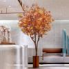 ESRADA Artificial Maple Tree for Permanent Indoor Scenery, Tall Faux Silk Plants Fake Tree for Home House Office Decor 1.8x1.5m/5.9x4.9ft view 4