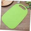 Ciieeo Multifunctional Cutting Board Juice Groove Non-slip Surface Easy Hanging Storage Kitchen Tool Random Color view 4