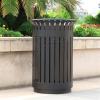 FEELIN Outdoor/Indoor Trash Can Outdoor Garbage Can Villa Community School Garbage Can Creative Outdoor Fruit Bin Kitchen Trash Can Office Trash Can view 4